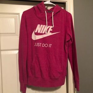 Nike hot pink hoodie